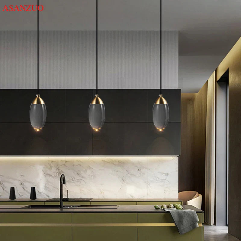 DecorBites™ Crystal LED Pendant Light for Restaurant, Bar & Bedroom