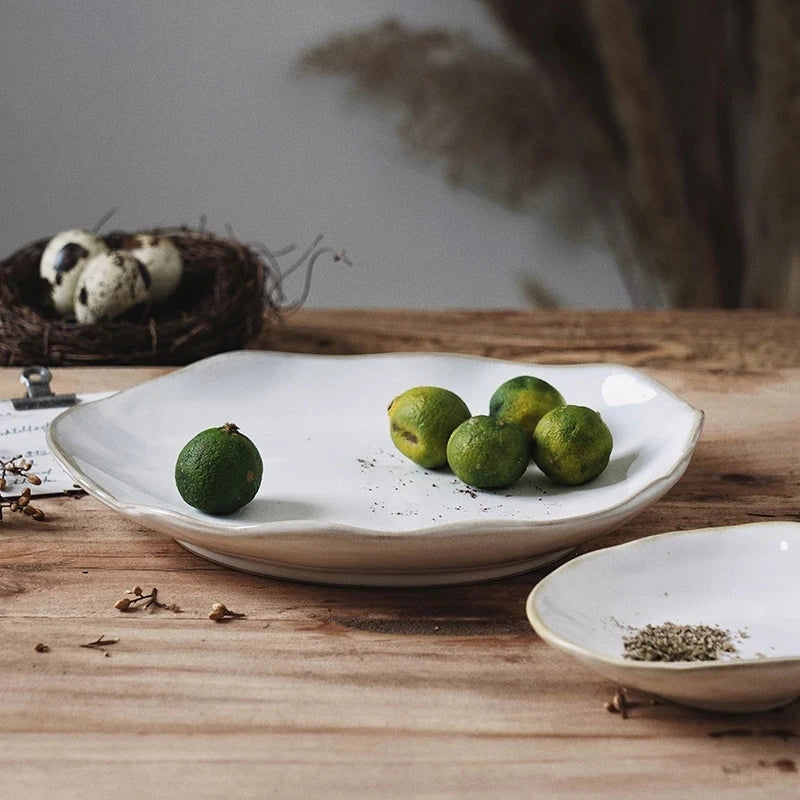 Decorbites™ Keramik-Essens-Teller-Set - Premium-Qualität runde Teller für Restaurants und den Heimgebrauch