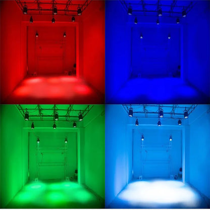 Decorbites™ LED-Par-Lichter RGBW Wash Strobe DJ-Bühnenbeleuchtung Effekt