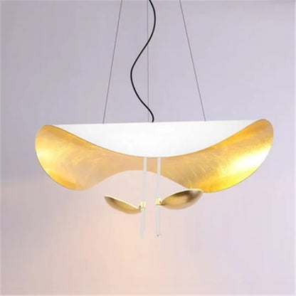 Decorbites™ Lederarm-Manta-Hängeleuchte Fliegende Untertasse-Hut industrielles Retro-Design weiß schwarz