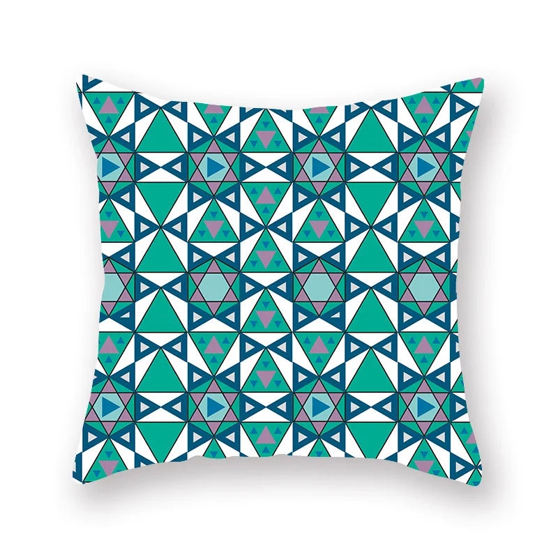 Decorbites™ Grünes Geometrisches Kissenbezug - Nordisches Klassisches Design für Heimdekoration und Komfort