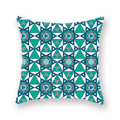 Decorbites™ Grünes Geometrisches Kissenbezug - Nordisches Klassisches Design für Heimdekoration und Komfort