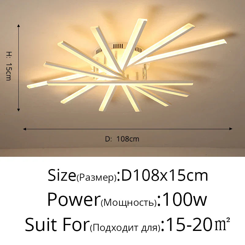 Decorbites™ LED-Deckenleuchter Innenbeleuchtung Wohnzimmer Schlafzimmer Flur Gang Leuchterarmatur