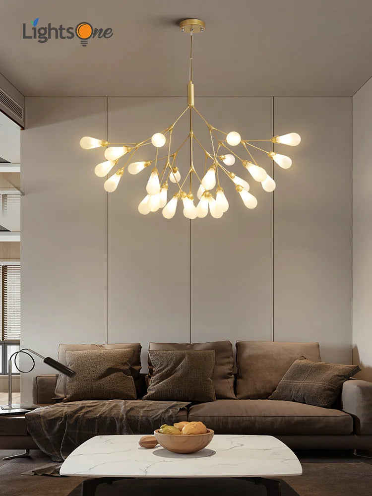 Decorbites™ Elegante Leuchtkäfer-Lüster – Luxuriöse nordische Beleuchtung für Schlafzimmer & Restaurant