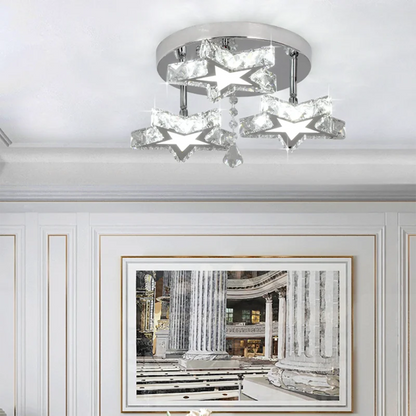 Decorbites™ Kristall-LED-Deckenleuchter für modernes Wohnzimmer-Dekor Luxus-Beleuchtungseinrichtungen