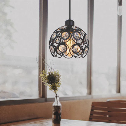 Decorbites™ Industrielles Nordisches Käfig-Pendant-Licht, Schwarzes Eisen Retro-Loft-Hängeleuchte