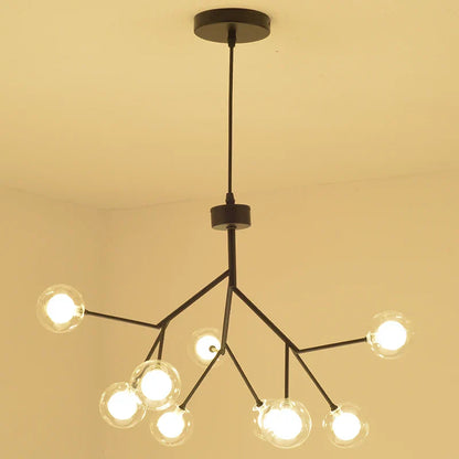 Decorbites™ Heracleum Firefly Glas-Kugelleuchter: Goldener Luxusbeleuchtung für Esszimmer, Küche und Treppenhaus