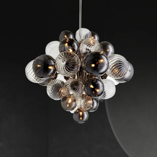 Decorbites™ Glasgloben-LED-Kronleuchter: Nordischer Luxus-Metall-Hängeleuchter für das Wohnzimmer