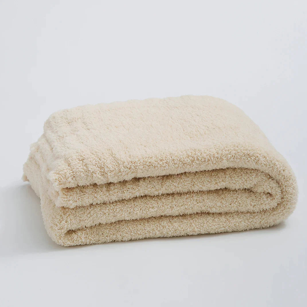 Decorbites™ Flauschiges Daunen-Gestricktes Wurfdecken - Weiche & Gemütliche Mikrofaser-Steppdecke für Sofa, Bett und Klimaanlageraum