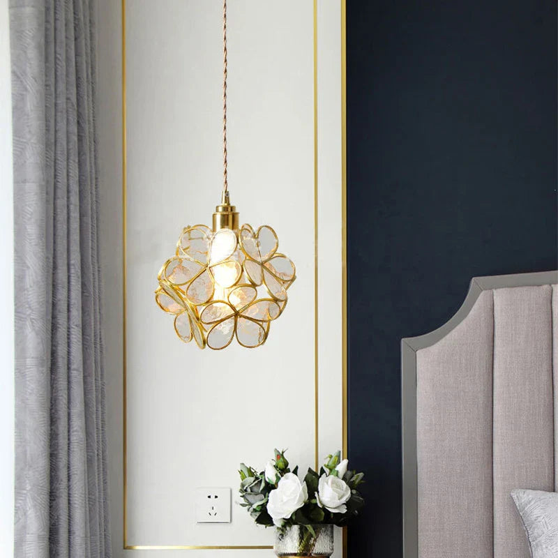 Decorbites™ Japanische Blumen-Glasanhängerleuchten Moderne LED-Hängeleuchte