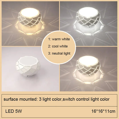 Decorbites™ LED-Deckenleuchte: Simplicity 5W 12W dimmbare Zylinderlampe für Gang Korridor