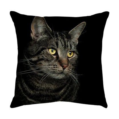 Decorbites™ Süßes Katzen-Sofa-Baumwoll-Leinen-Kissenbezug Polsterbezug Heimdekoration Kissen