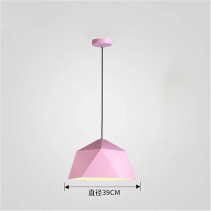 Decorbites™ Eisen-Diamant-Hängeleuchter Moderne Geometrie Pendelleuchten für Wohnzimmer & Café
