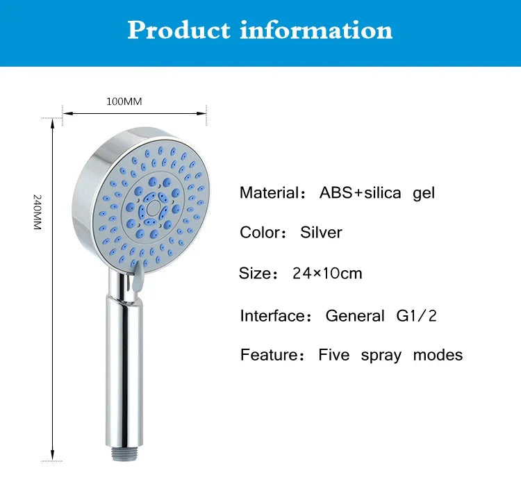 Handheld Massage Shower Nozzle