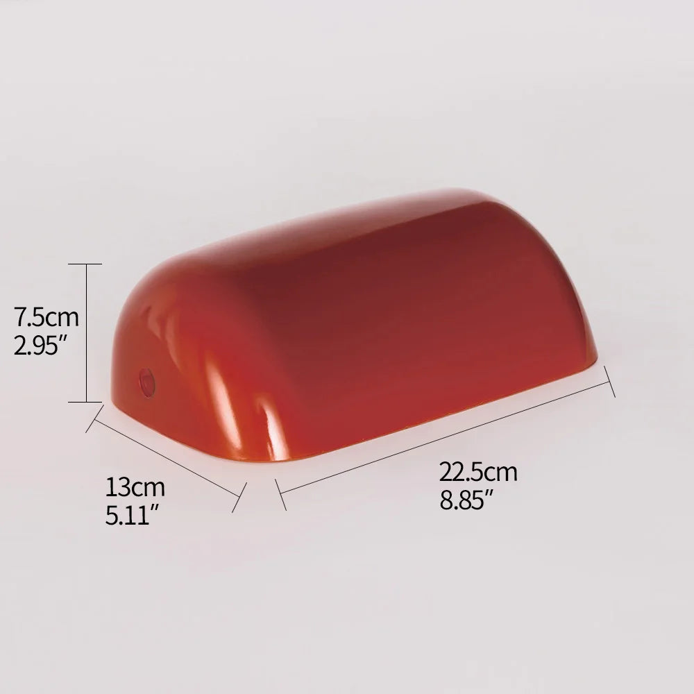 Decorbites™ Glas-Bankier-Lampenschirm für Tischlampen in 4 Farben