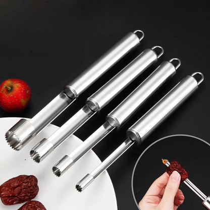 Decorbites™ Fruchtkern-Entferner Schneidmesser, Edelstahl-Apfel-Birnen-Dattel-Dreher