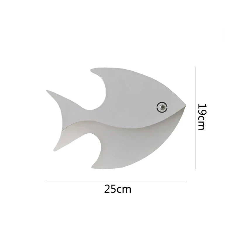 Decorbites™ LED-Wandlampe in Fischform – Modernes, kreatives Acryl-Dekor für Innenräume