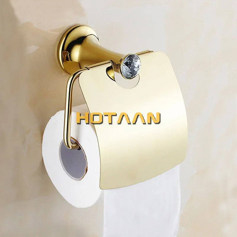 Gold Zinc Bath Accessories