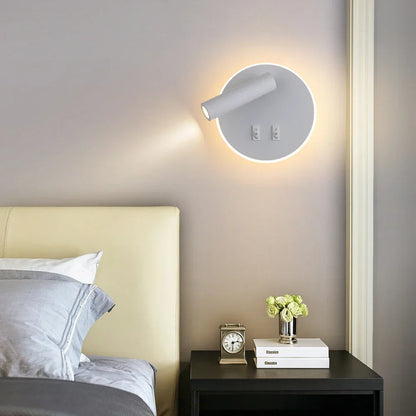 Decorbites™ verstellbare 10W Wandleuchte mit Schalter – Hotel, Schlafzimmer, Studierzimmer, Lesen