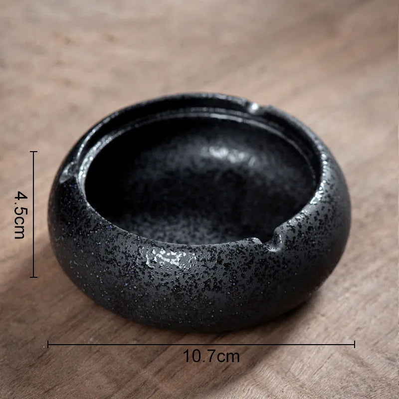 Porcelain Round Ashtray Decor