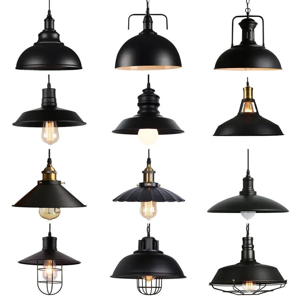 Decorbites™ Eisen-Hängeleuchte Vintage Loft Bar-Beleuchtung Nordische Hängelampe