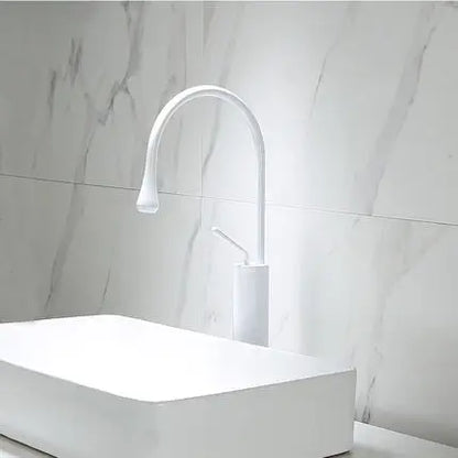 DecorBites™ Gun Grey Brass Basin Faucet Hot Cold Kitchen Sink Water Crane Swivel