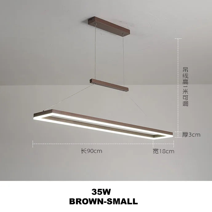 Gold LED Chandelier Aluminum 120cm