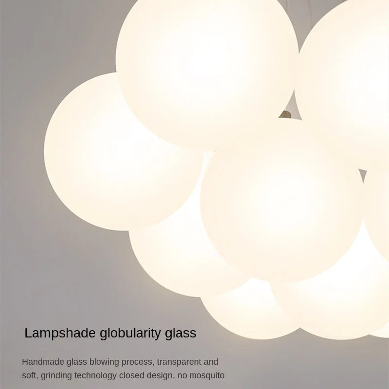 Decorbites™ Glas-Kugeln LED-Hängeleuchten für Teenager-Zimmer-Dekoration
