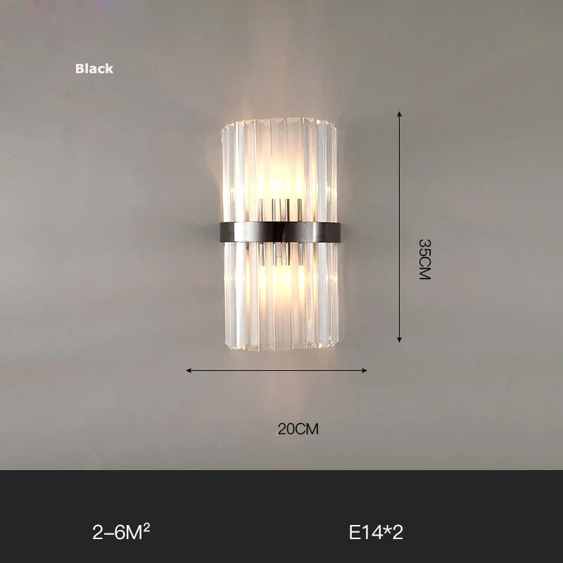 Nordic Gold Black Sconce