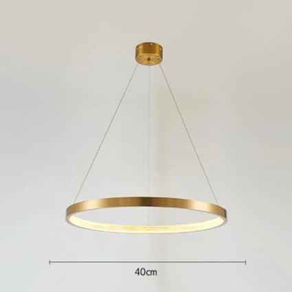Decorbites™ Goldkreis-Kronleuchter Kreative LED-Beleuchtung Moderne Innenarmaturen