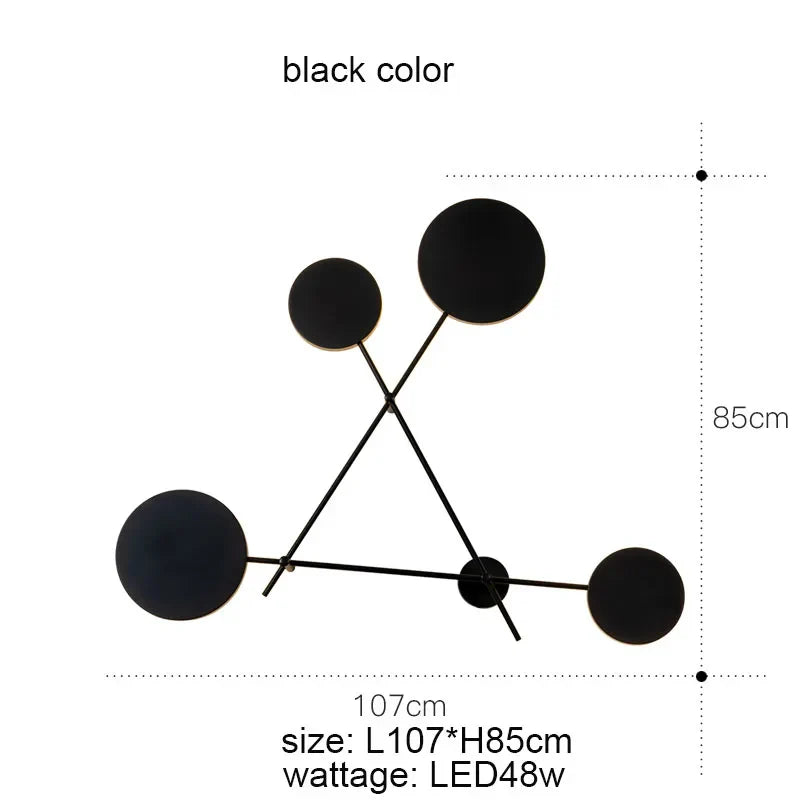 DecorBites™ Adjustable Rotating LED Wall Sconce with Switch, Modern Stair Hallway Fixture