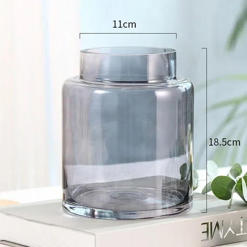 Gold Glass Hydroponic Vase