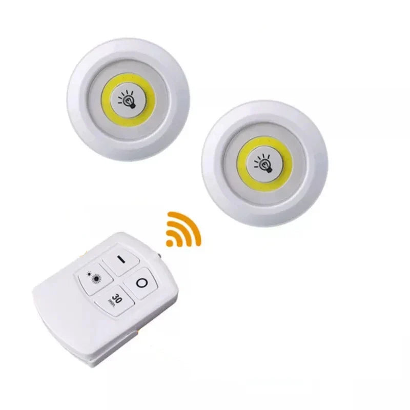 DecorBites™ LED Under Cabinet Light with Remote Control Dimming