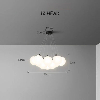 Decorbites™ Glas-Kugeln LED-Hängeleuchten für Teenager-Zimmer-Dekoration