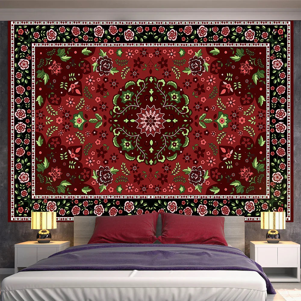Decorbites™ Indisches Mandala-Tapisserie Boho-Hexerei-Hippie-Schlafzimmer-Dekoration
