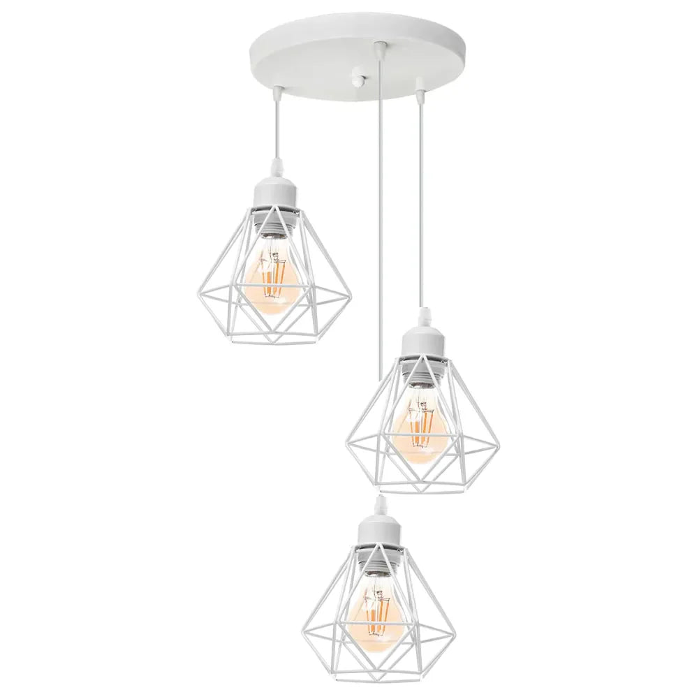 DecorBites™ Iron Frame Pendant Chandelier for Restaurant Teahouse Lighting