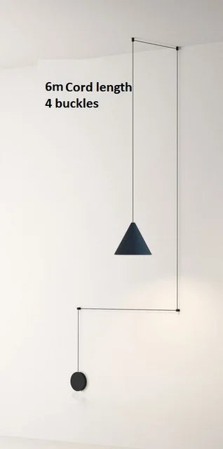 DecorBites™ Geometric LED Pendant Light for Living Room Bedside - Nordic Style Glam Fixtures