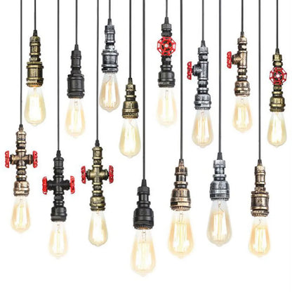 Decorbites™ Industrielle Eisenrohr-Hängelampen Vintage-Deckenleuchte
