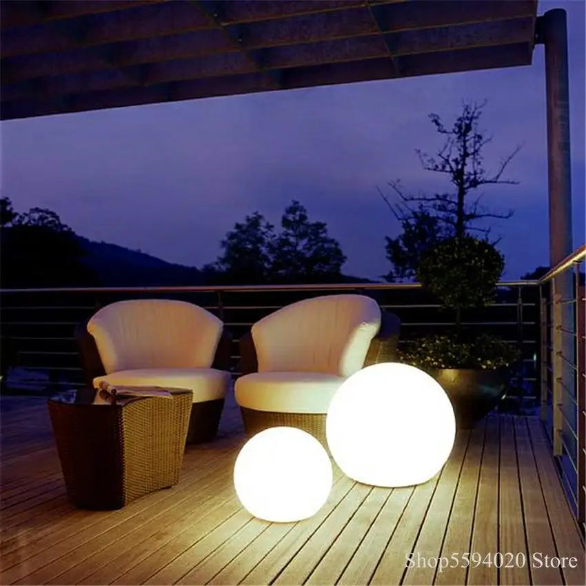 Decorbites™ LED-Bodenleuchte Kugelform für modernes Wohnraumausstattung im Wohnzimmer, Schlafzimmer oder im Freien