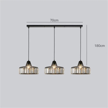 Decorbites™ K9-Kristall-Hängeleuchte Moderne Wohnzimmer-Deckenlampe LED-Halle Dekoration