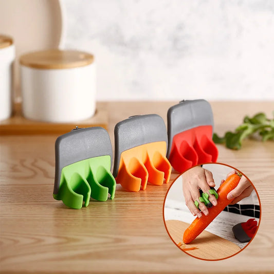 DecorBites™ Fruit Peeler Slicer Double Fingers Opener Cutter Stainless Blade Kitchen Gadget