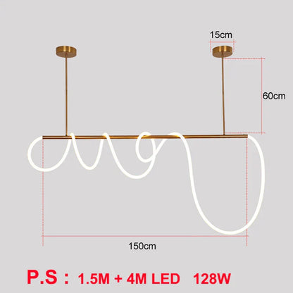 DecorBites™ 360° Luminous LED Pendant Lights: Modern & Stylish Indoor Hanging Lamp for Living Room & Restaurant