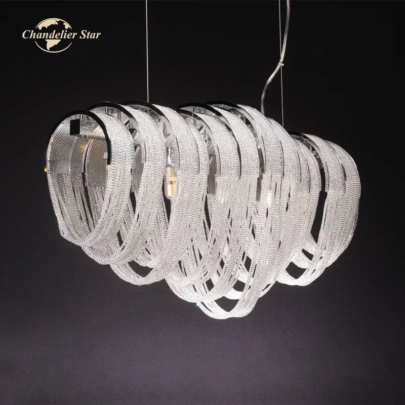 Decorbites™ Kristallkreis LED-Tassel-Kronleuchter: Moderne Luxus-Pendant-Hängeleuchte für Schlafzimmer und Wohnzimmer