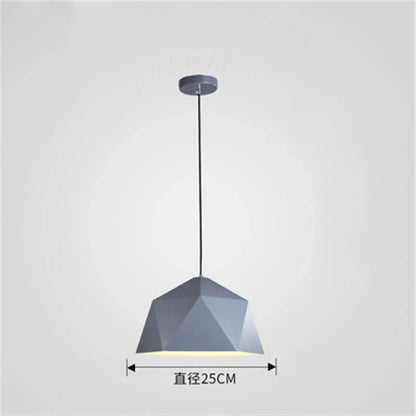 Decorbites™ Eisen-Diamant-Hängeleuchter Moderne Geometrie Pendelleuchten für Wohnzimmer & Café