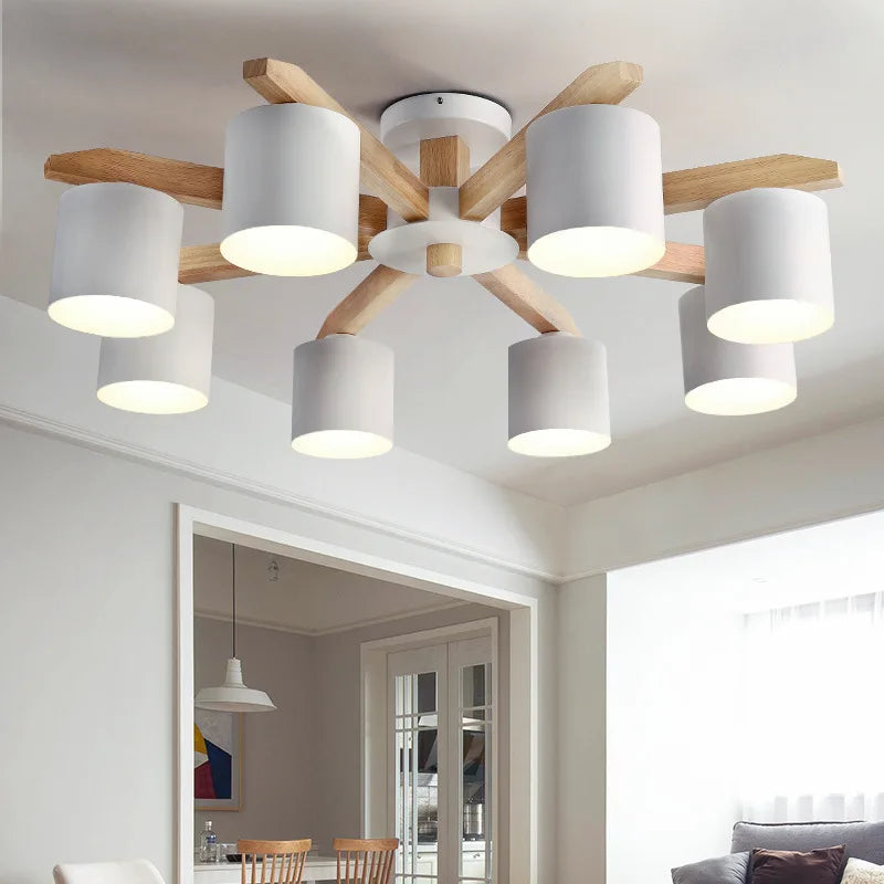 Decorbites™ Eisen- und Holz-Lüster: Beleuchtung für Kinderzimmer & Kücheninsel