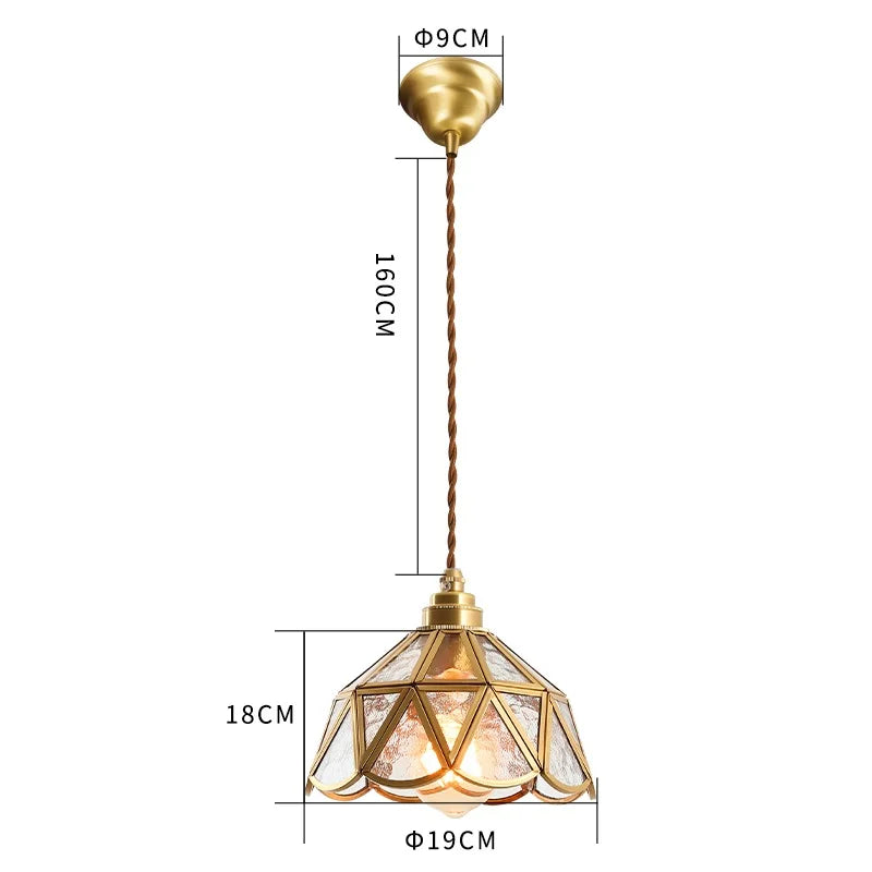 Copper Vintage Pendant Lamp