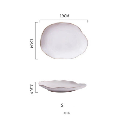Decorbites™ Keramik-Essens-Teller-Set - Premium-Qualität runde Teller für Restaurants und den Heimgebrauch