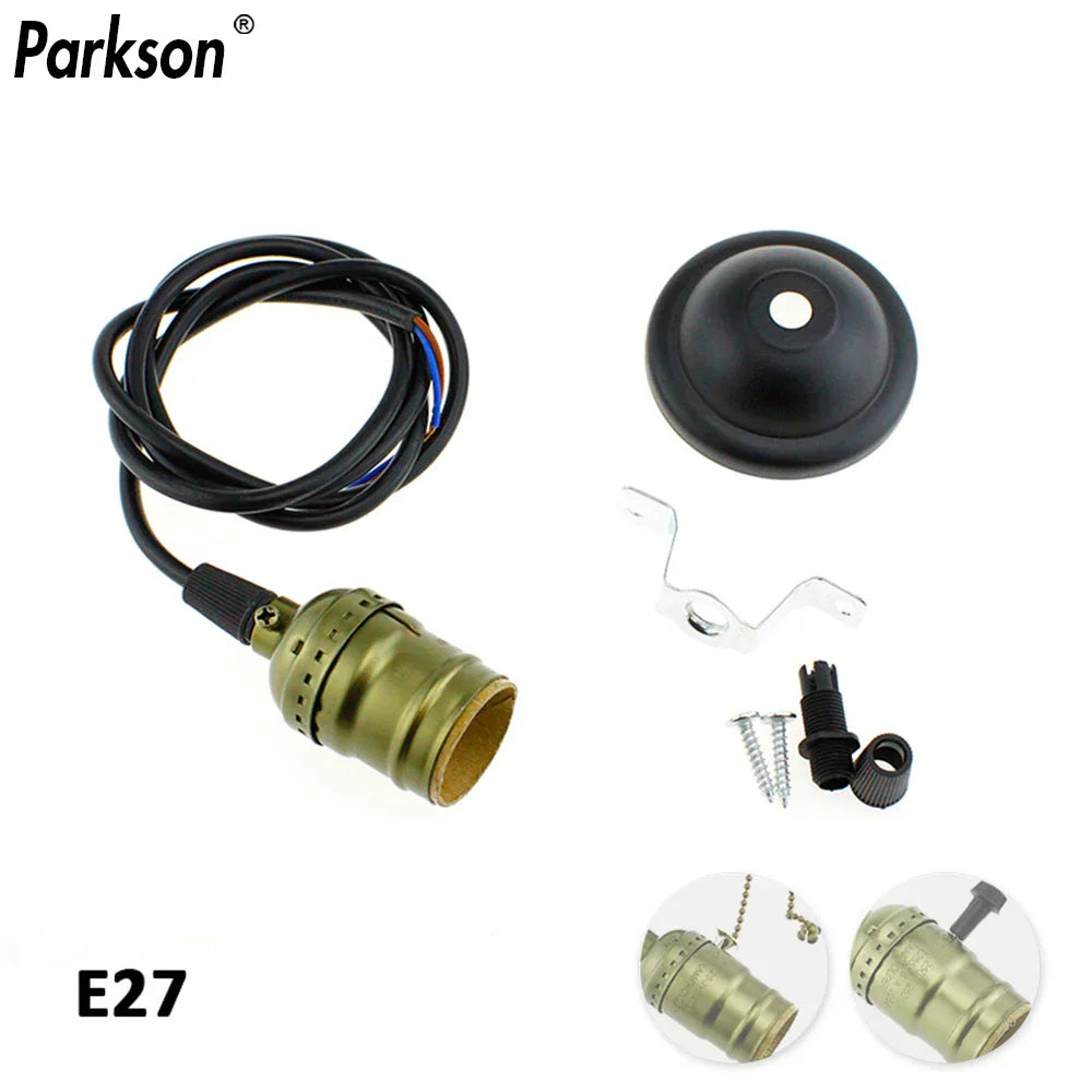 Decorbites™ Industrielle Hängeleuchte Lampe E27 90-265V Edison-Glühbirnenfassung Loft-Heimdekoration
