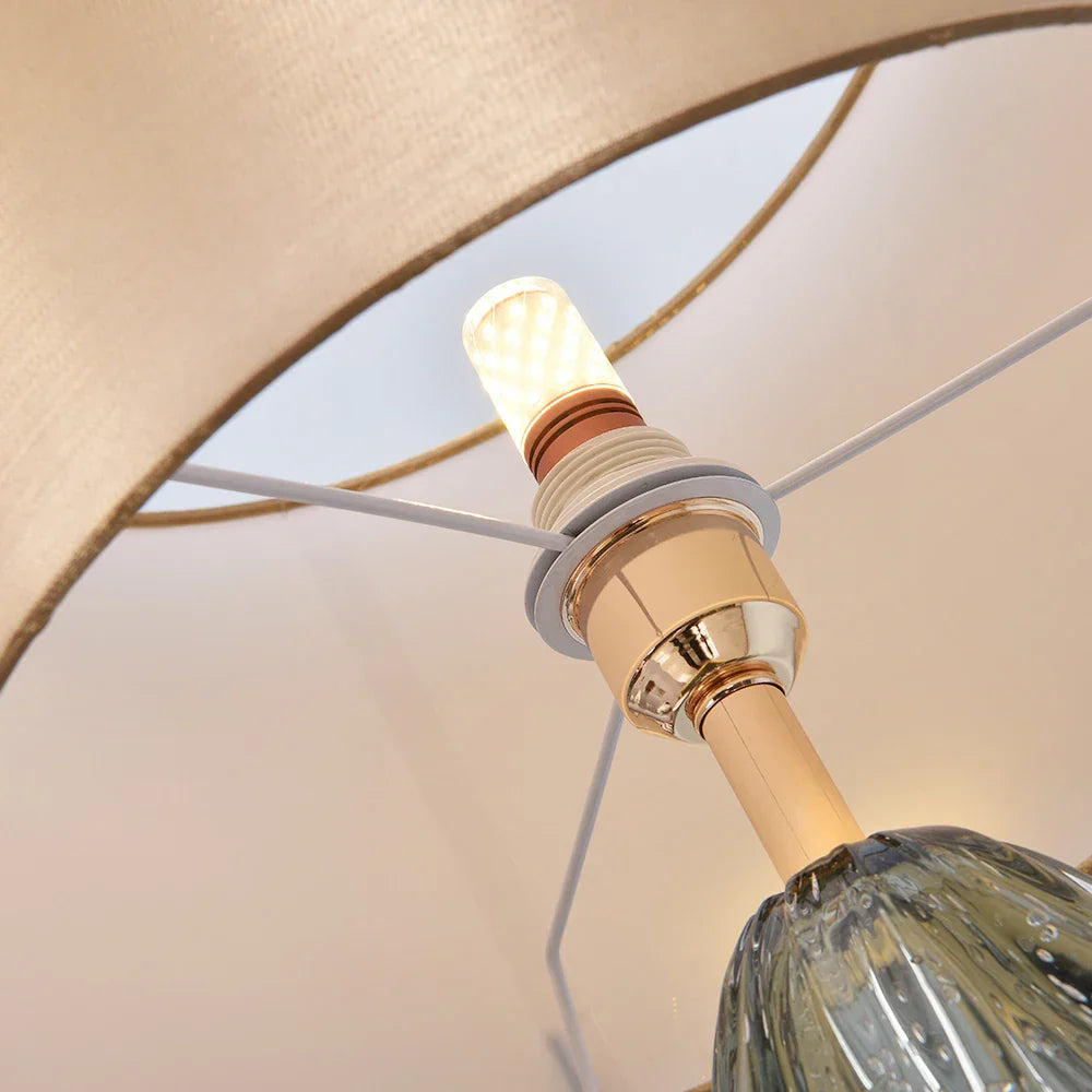 Crystal Green Table Lamp