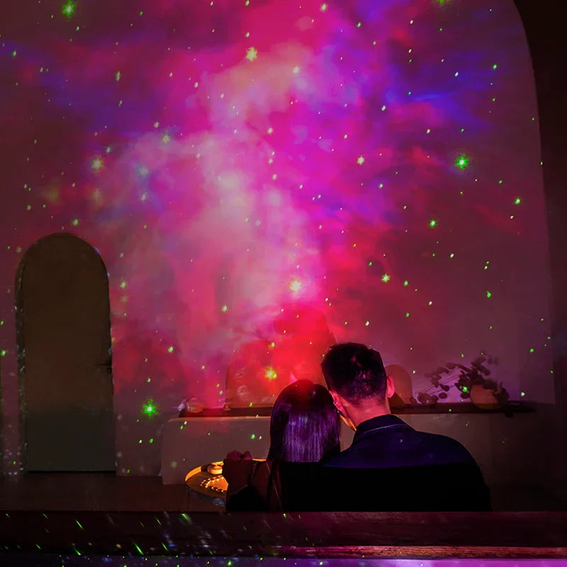 Decorbites™ Astronauten-Himmelprojektor-Nachtlicht: USB-Schlafzimmer-Tischlampe & Wohnraumdekoration